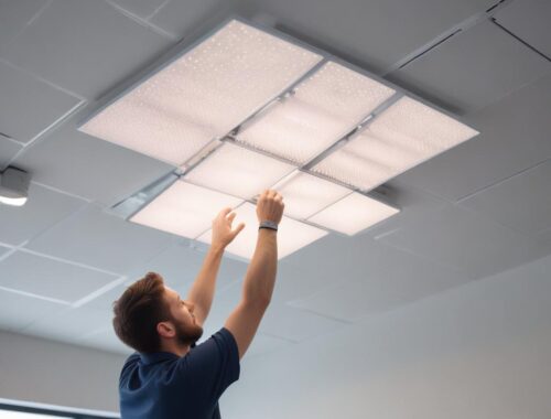 Виды светодиодных светильников по способу монтажа