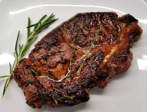 Стейк рибай на сковороде, пошаговый рецепт с фотографиями – Французская кухня: Основные блюда. «Еда»