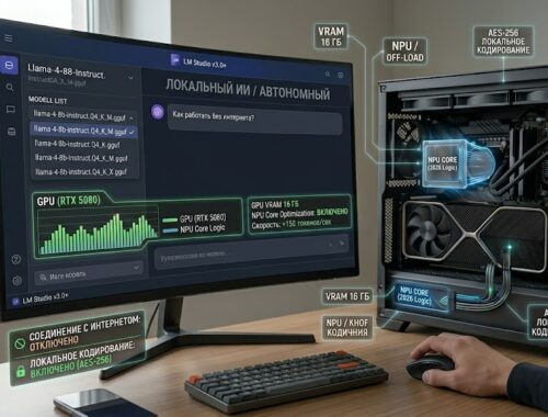Как настроить локальный ИИ на Windows 11 без интернета (2026)
